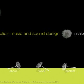 dandelion music and sound